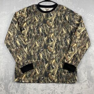 True Timber Camo Shirt Mens Medium Hunting Long Sleeve Thermal Outdoor